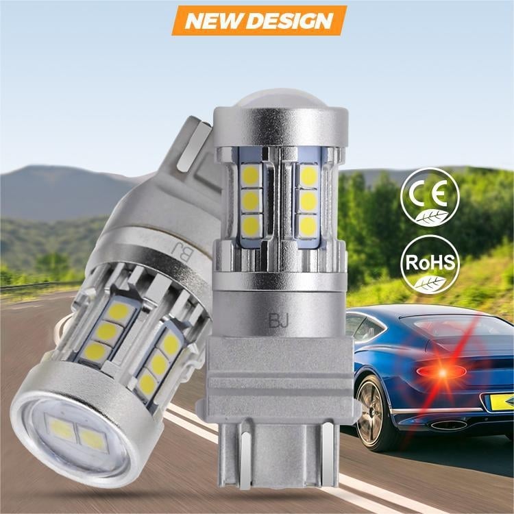1156 auto LED pokazivač smjera i svjetlo za kočnice, 12-24V, 3030 LED, T20 leća