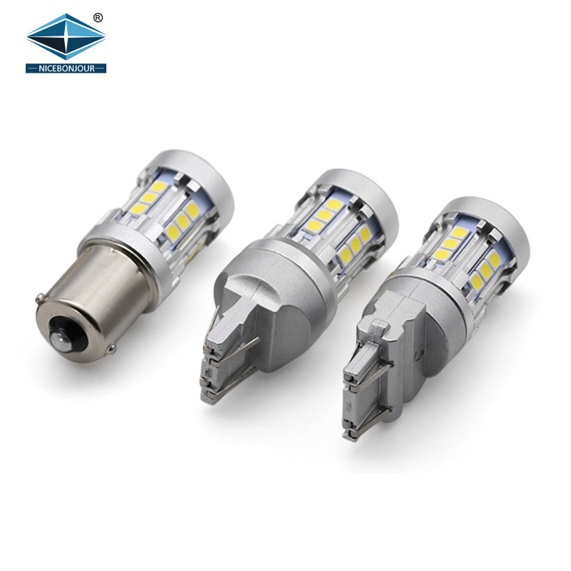 1156 auto LED pokazivač smjera i svjetlo za kočnice, 12-24V, 3030 LED, T20 leća