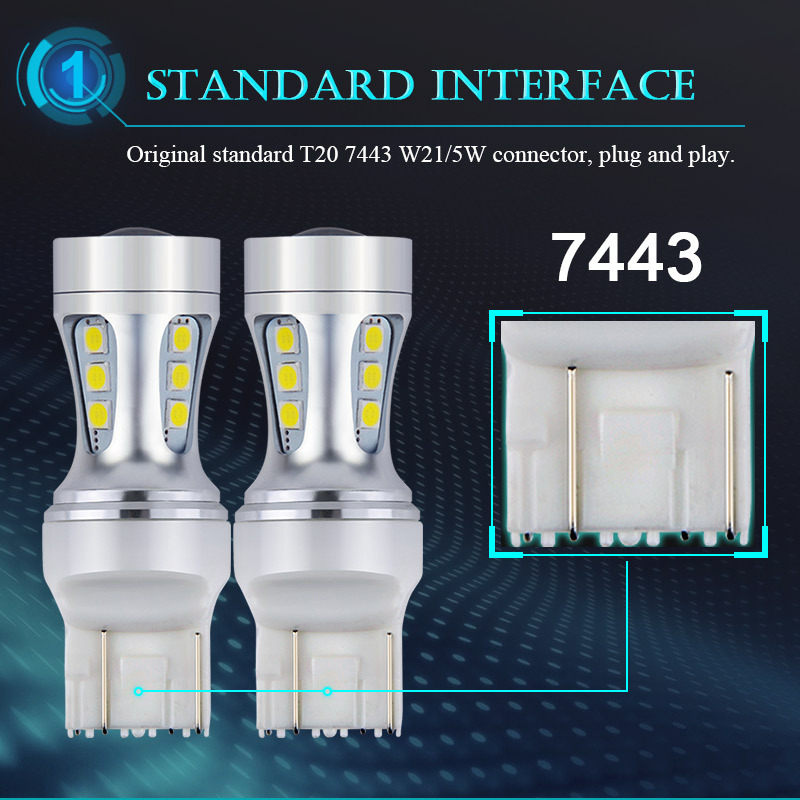 Automobilsko LED svjetlo za kočnice, model T20, LED izvor svjetla, 1080 lm, 12-24V