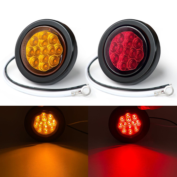 Zadnje svjetlo za kamione i prikolice, LED 13SMD, 12V, 6000K, kućište od nehrđajućeg čelika