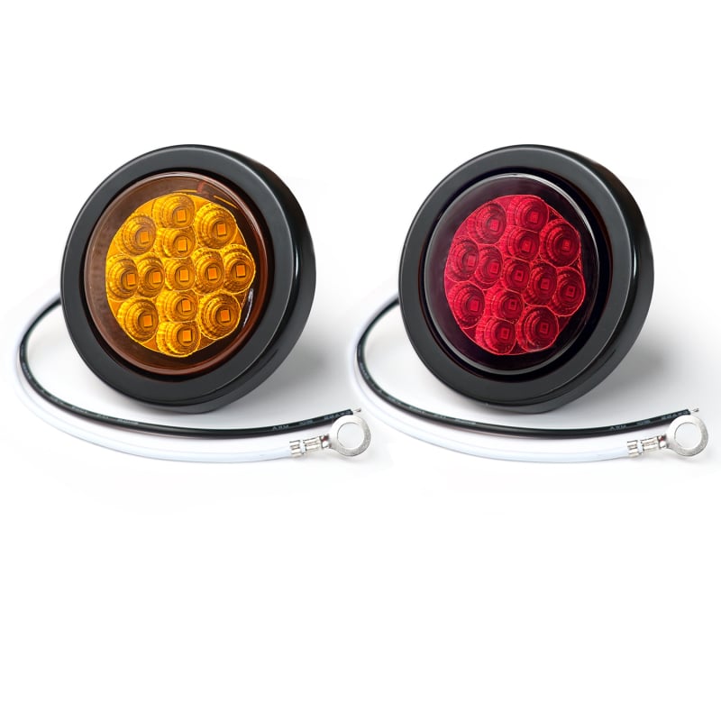 Zadnje svjetlo za kamione i prikolice, LED 13SMD, 12V, 6000K, kućište od nehrđajućeg čelika