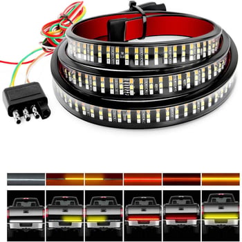 Zadnje svjetlo za pickup – trobojni LED, prilagodljivo, 36W, 12V, LED 2835, vijek 50 000 h