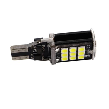 Automobilska LED svjetla za vožnju unatrag T15 3030 24SMD, konstantni tok, široki raspon napona 9–24V, aluminijski hladnjak, signalizacija smjera