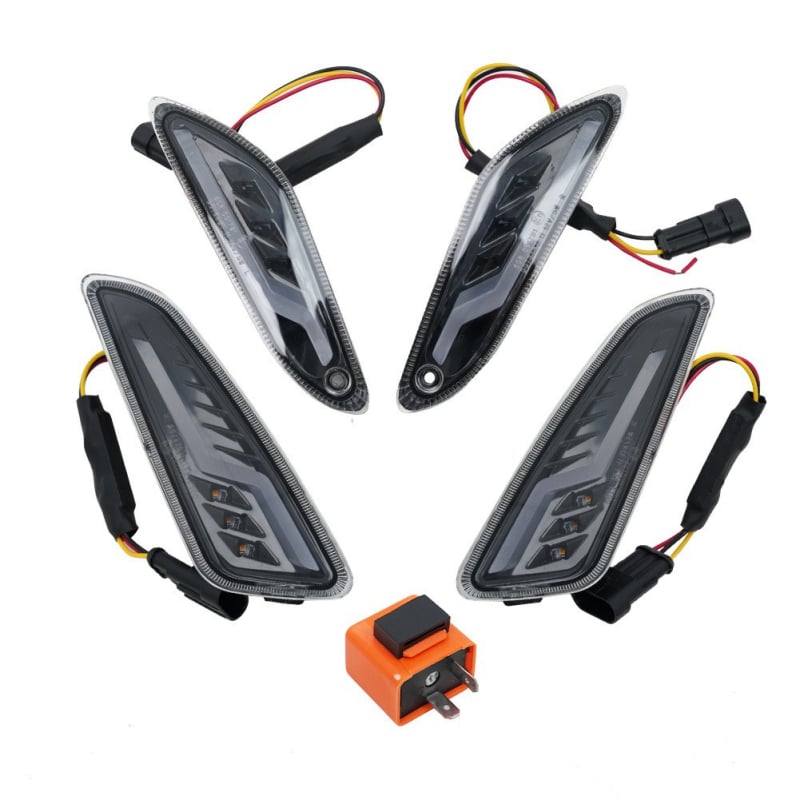 LED első- és hátsó jelzőfény készlet Vespa Sprint 50/125/150 (2014–2023), 12V, 30W, OT038 modell