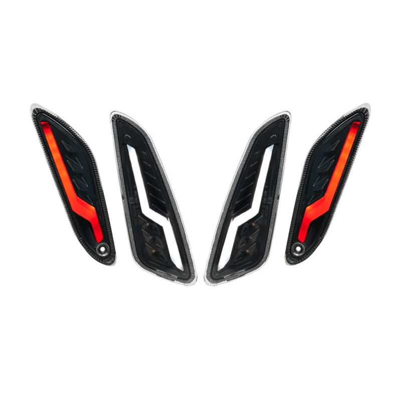 LED első- és hátsó jelzőfény készlet Vespa Sprint 50/125/150 (2014–2023), 12V, 30W, OT038 modell