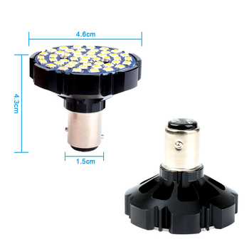 Harley motorkerékpár irányjelző és féklámpa, 1156/1157, 2835 LED, 48 LED, 12V, 5W