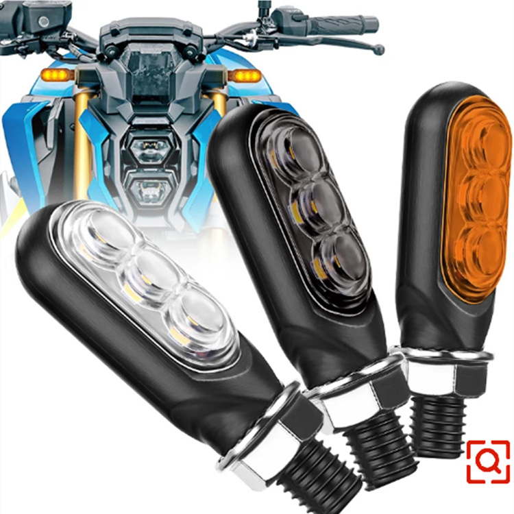 MK-286 3LED LED far de semnalizare pentru motocicletă, 12V, 2.7W, 2000-4000K