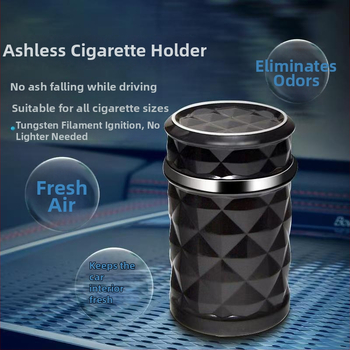 Τασάκι αυτοκινήτου με καπάκι, προσωποποιημένο και δημιουργικό, πολυλειτουργικός εσωτερικός αξεσουάρ για αυτοκίνητο και σπίτι (Υλικό: πλαστικό; Βάρος: 0,2 kg; Διπλή χρήση: αυτοκίνητο και σπίτι; Διαδικασία παραγωγής: τήξη; Τάξη: 1)