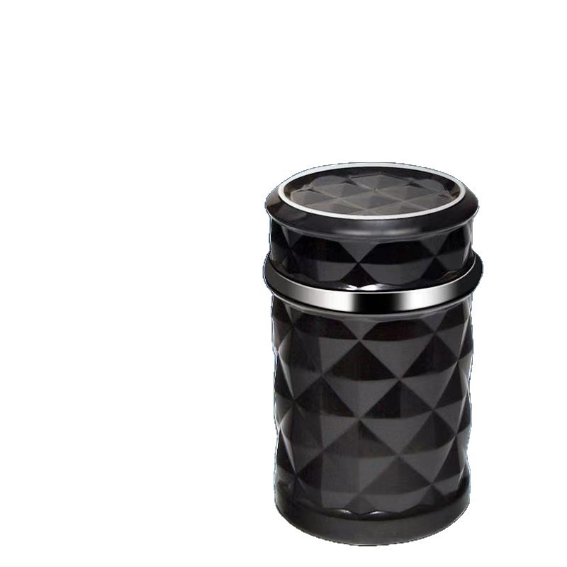 Τασάκι αυτοκινήτου με καπάκι, προσωποποιημένο και δημιουργικό, πολυλειτουργικός εσωτερικός αξεσουάρ για αυτοκίνητο και σπίτι (Υλικό: πλαστικό; Βάρος: 0,2 kg; Διπλή χρήση: αυτοκίνητο και σπίτι; Διαδικασία παραγωγής: τήξη; Τάξη: 1)