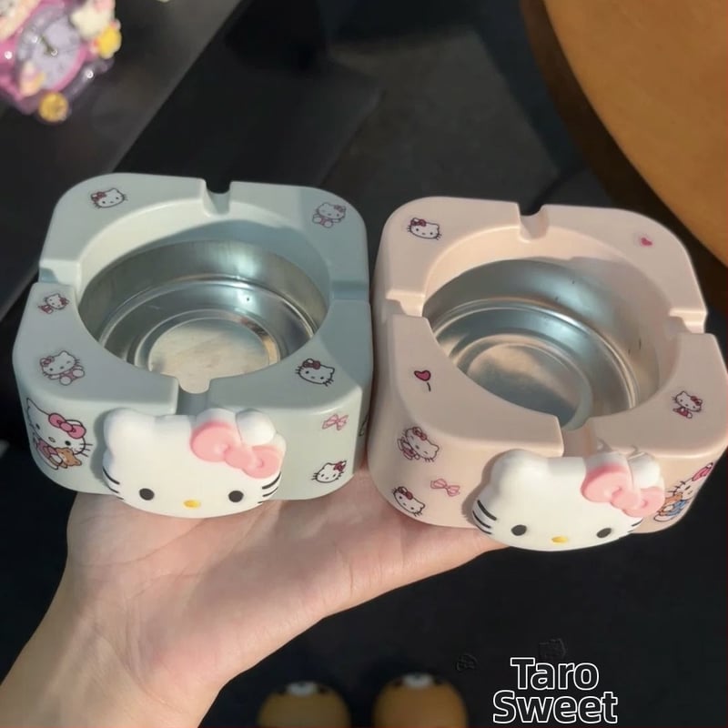 Τασάκι με γάτα, εγχάρακτο, μοντέλο 985, μεταξωτό λουλούδι