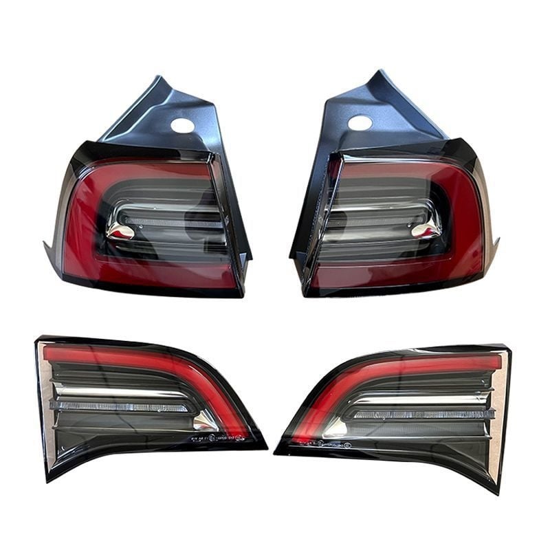 CG polikarbonát LED hátsó lámpa készlet a Tesla Model 3 és Model Y számára