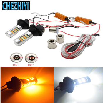 BA15S baza dvobojna LED pokazivač smjera, 12V, 42SMD/2835 LED paket