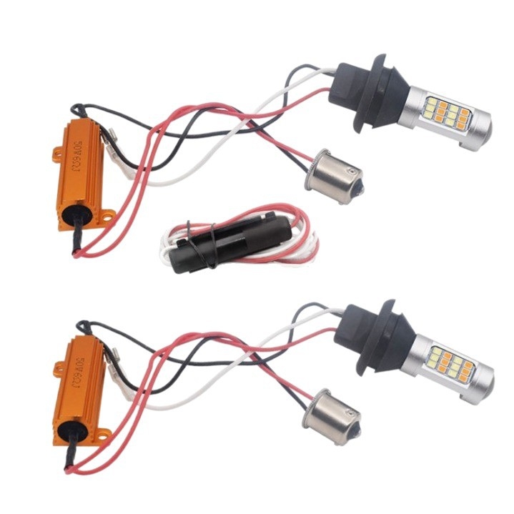 BA15S baza dvobojna LED pokazivač smjera, 12V, 42SMD/2835 LED paket