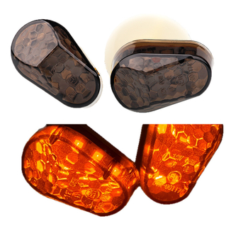 LED irányjelzők Yamaha, Kawasaki, Honda és Suzuki motorokra – ABS, 12V, 0.5W, modell YLBC