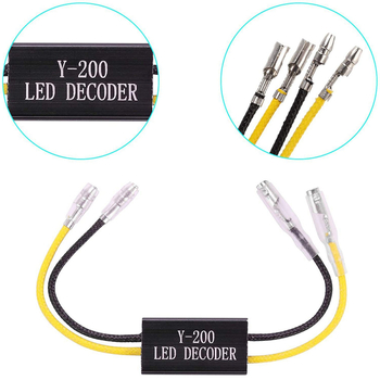 Motorkerékpár LED dekóder a irányjelzőkhöz, 12V, 10W, modell Y200, kiegészítő Y200