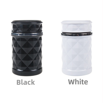 Τασάκι αυτοκινήτου με φως, διαμαντοκόψης σχεδίαση για αεραγωγό, μοντέλο By-058, πλαστικό, 300 g