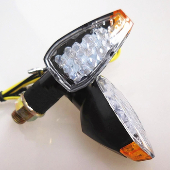 Motociklistična LED signalna svjetiljka, 14LED, 12V, univerzalna ugradnja, 3000K, ABS+PC