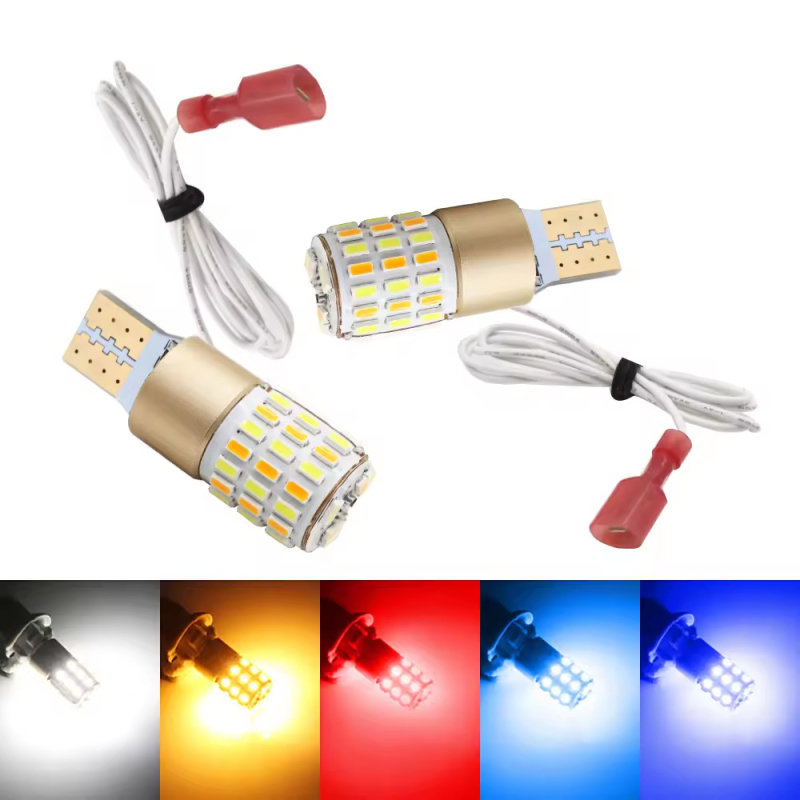 YC LED T10 dvobojna motociklistička svjetlosna signalizacija — univerzalna, 2.5W, 12V, aluminijsko kućište