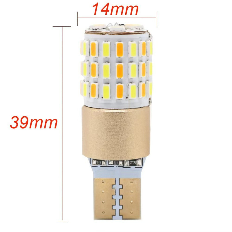 YC LED T10 dvobojna motociklistička svjetlosna signalizacija — univerzalna, 2.5W, 12V, aluminijsko kućište