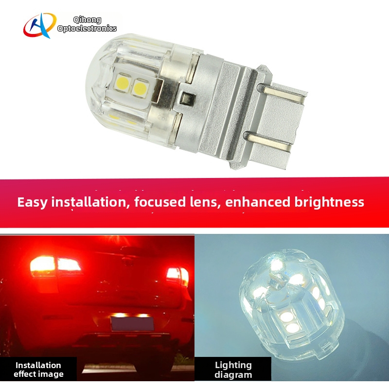 LED brzdové svetlo s ukazovacím svetlom a spätným svetlom, model 3157, SMD, 10-40V, 4W, 6500K