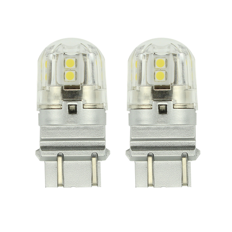 LED brzdové svetlo s ukazovacím svetlom a spätným svetlom, model 3157, SMD, 10-40V, 4W, 6500K