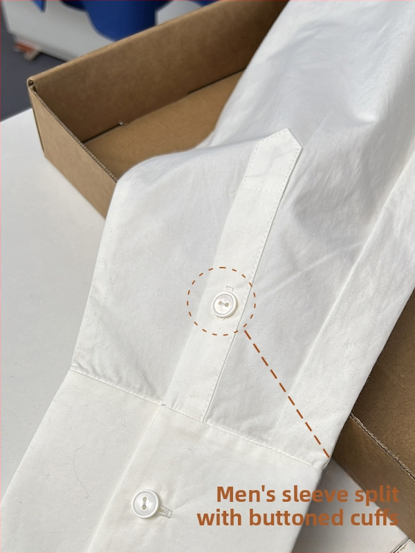 Ženska košulja od organskog pamuka 95%+, poliester <30%; stojeći ovratnik; dugi rukav; širok kroj