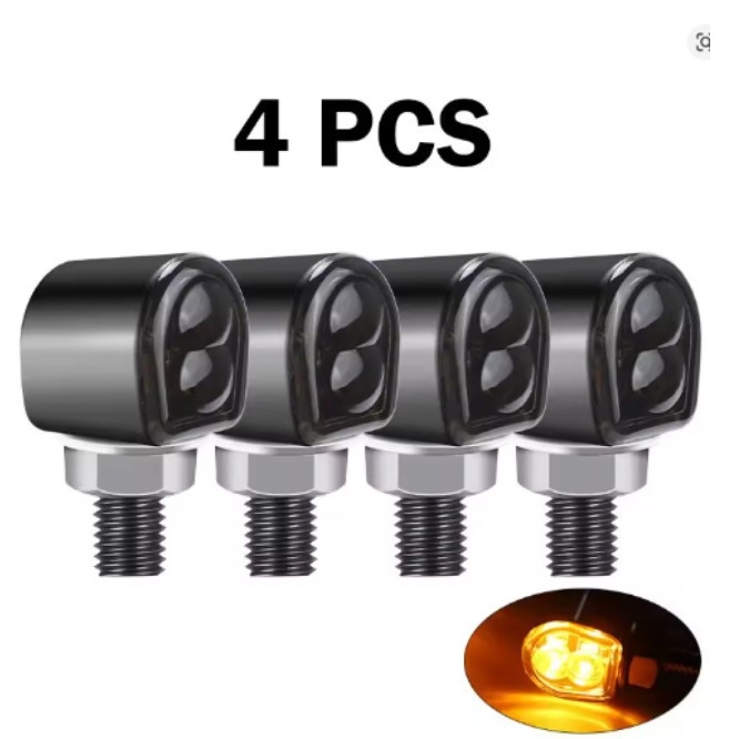 Motociklistički pokazivač smjera, aluminijska legura, 12V, 1W, LED 3000K