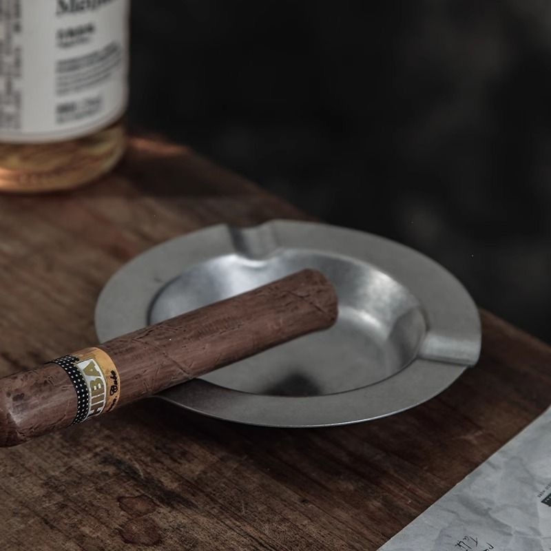 Pepeljara za cigare – nehrđajući čelik, dizajn snježne pahulje, retro i lagan luksuz stil, višekratna upotreba, mogućnost tiska logotipa