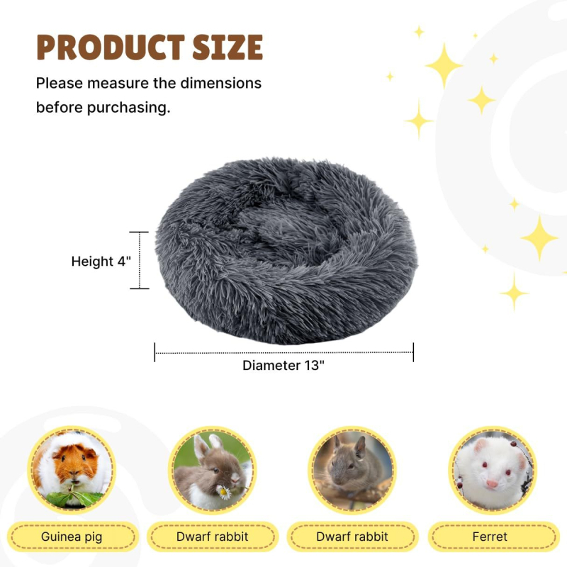Matica za gnijezdo za hamstera, Arctic fleece, oblik sira, održava toplinu, unutarnja uporaba