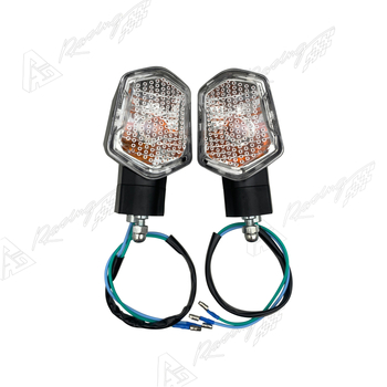Universális motorkerékpár jelzők – halogén, 12V DC, ABS ház, MSX125-kompatibilis