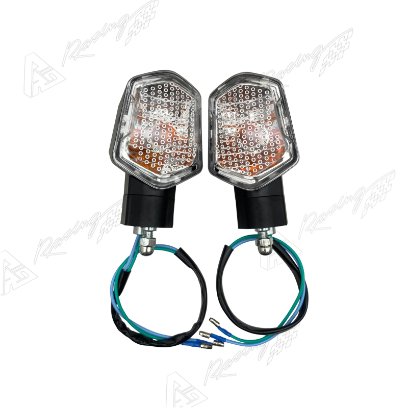 Universális motorkerékpár jelzők – halogén, 12V DC, ABS ház, MSX125-kompatibilis
