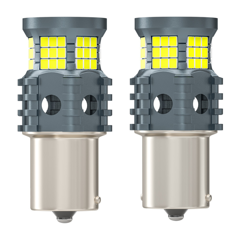 CANBUS-dekódolt LED jelző- és hátsó lámpa, alap BA15S/1156/T20/7440, 12V, 60LED, 6500K