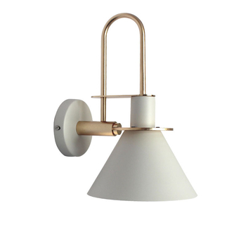 Zidna svjetiljka s kovnim tijelom i sjenilom; LED svjetlo, 220V, moderni minimalistički nordijski retro industrijski stil