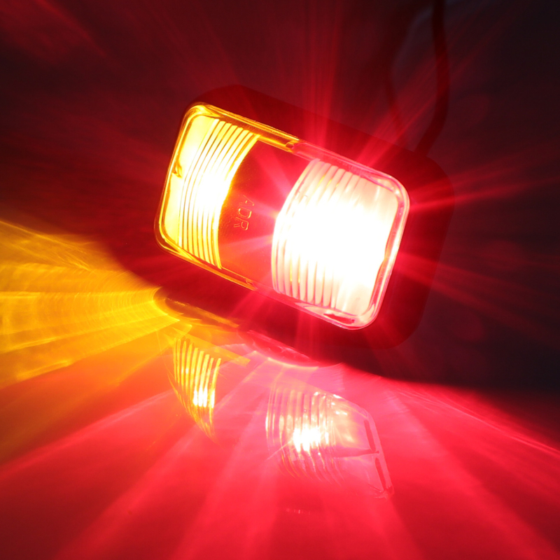 Piranha LED bočna svjetiljka za kamione, 2 LED, visoka svjetlost, 10-32V, 1.2W, 3500K, model TMH-MH-RY