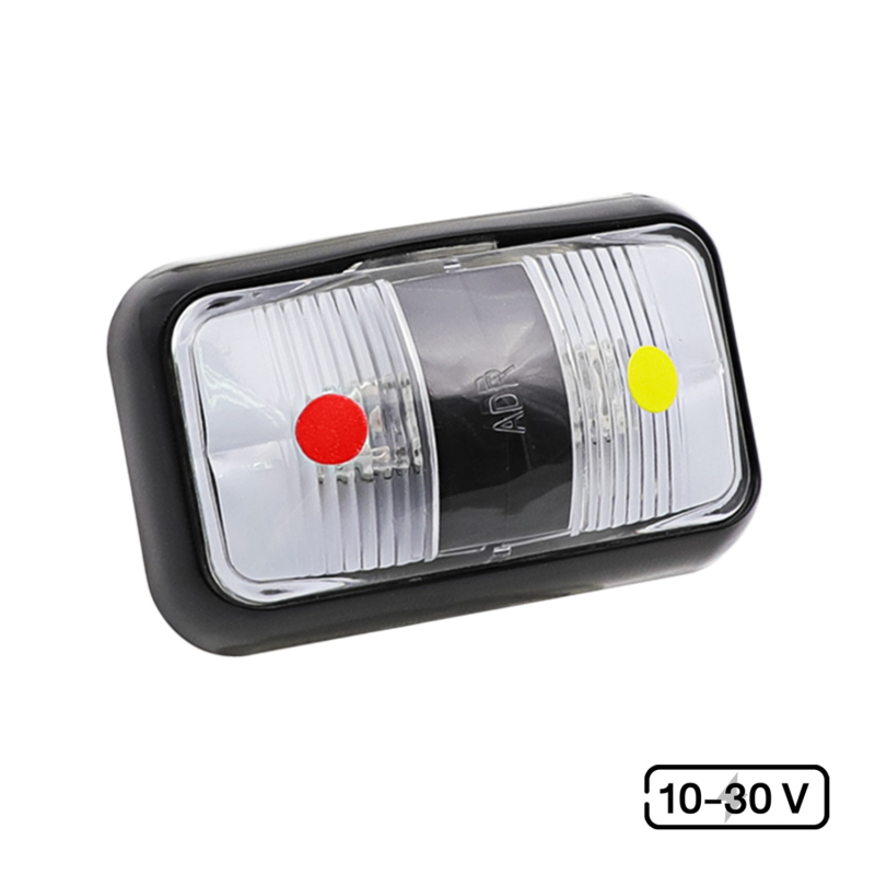 Piranha LED bočna svjetiljka za kamione, 2 LED, visoka svjetlost, 10-32V, 1.2W, 3500K, model TMH-MH-RY