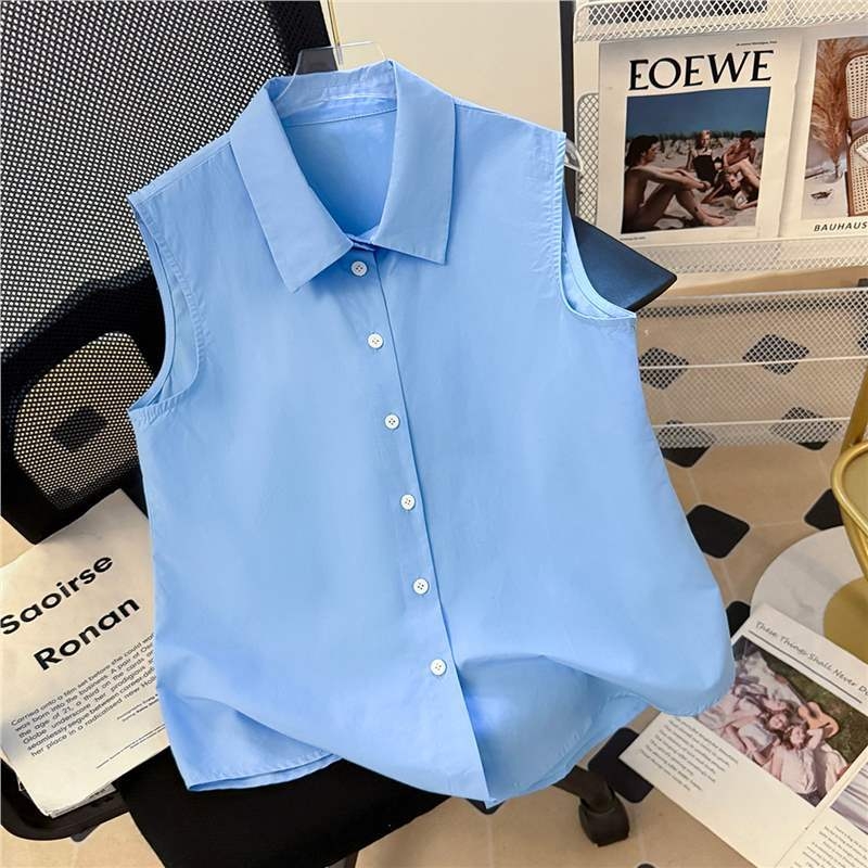 Ženska bez rukava polo košulja za slojevito nošenje – elegantan jesenski top