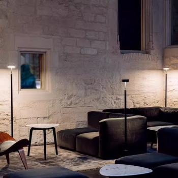 Otthoni állólámpa – LED fényforrás, akril árnyékoló, 1 fényforrás, 5–10 m² lefedettség, CRI ≥90