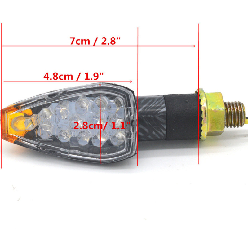 Sijalica za motocikl, 12V, 14-LED, kratko tijelo, dizajn Little Red Riding Hood, 0,5W