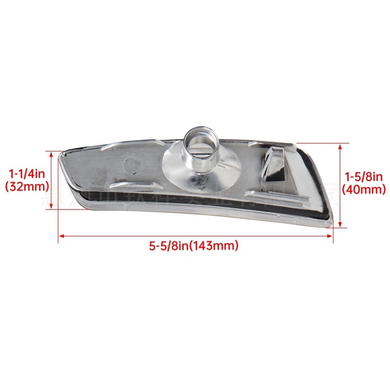 Prednja bočna svjetla za prednji branik Pontiac G8 GT GXP 2008-2009, 12V, 12W halogena, PC kućište, vijek trajanja 50000 sati