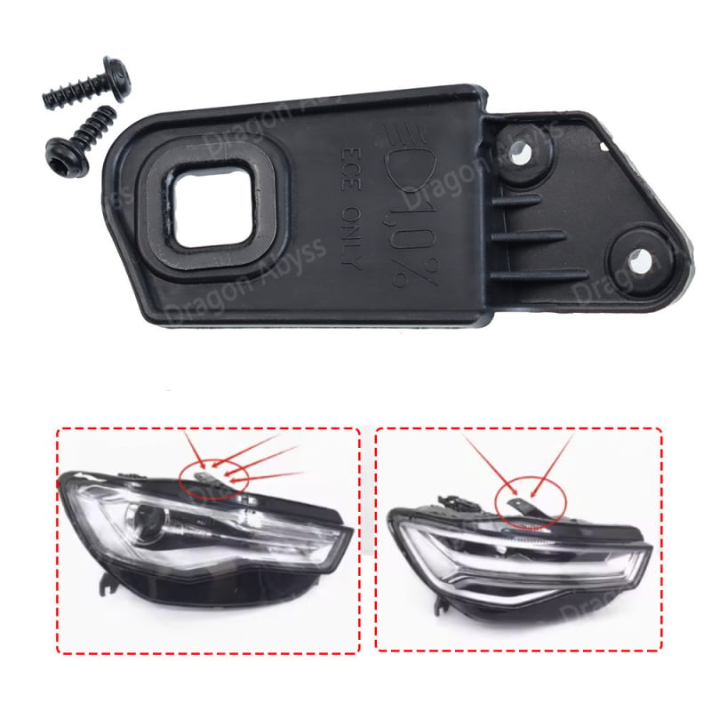 Set za popravak svjetla za Audi A6L C7 (2016-2018), plastična fiksna komponenta kut svjetla, modeli 4G0998122B i 4G0998121B, Dragon Abyss