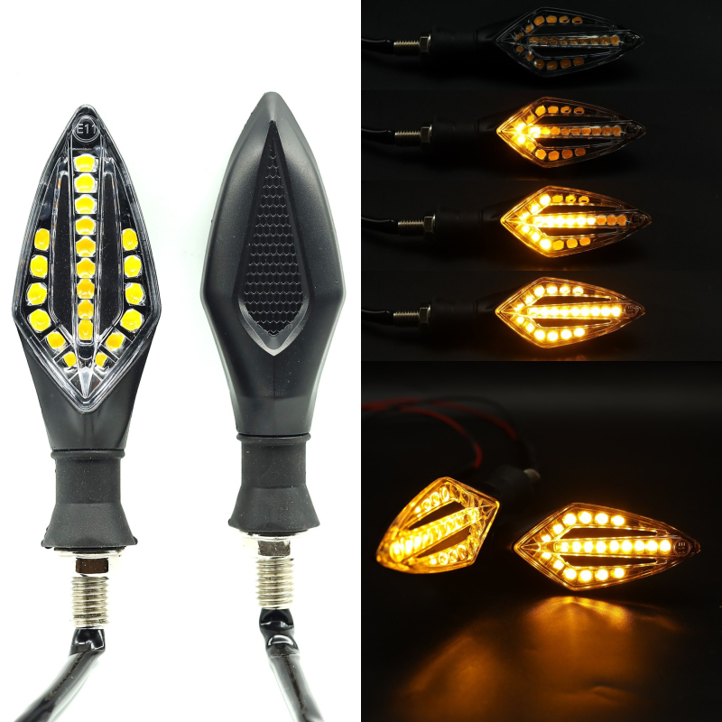 Motociklistički LED pokazivač smjera, model LB-085, 12V DC, univerzalna kompatibilnost (LB-085 | 12V DC | Univerzalno)