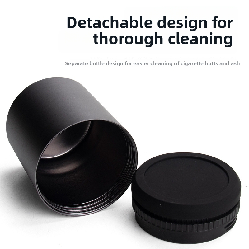 Τασάκι αυτοκινήτου από κράμα αλουμινίου – καπάκι με ένα κουμπί, φινίρισμα λείανσης, προσαρμογή στην επεξεργασία (Αλουμίνιο κράμα; Μοντέλο: In-car ashtray; Φινίρισμα λείανσης; Διαμορφώσιμη επεξεργασία)