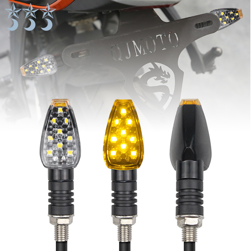 DS migavac za motocikl LED 12V plastično kućište, univerzalno