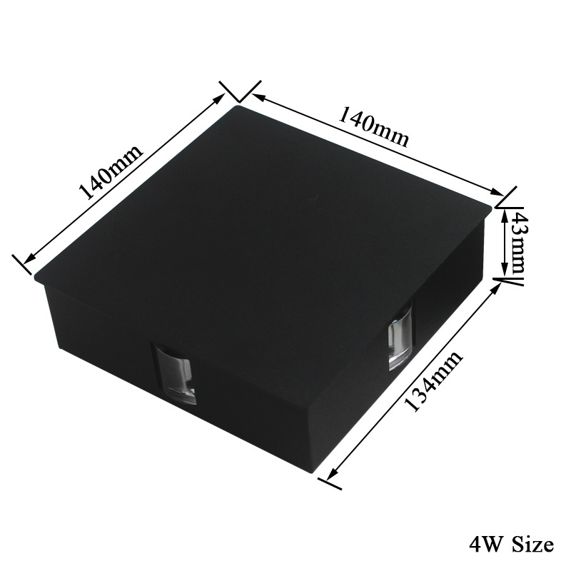 Zidna LED svjetiljka od aluminija, 85-265V, moderni stil