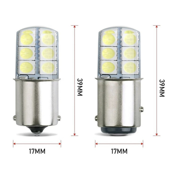 LED brzdové svetlo pre auto a motorku, silikón, 12V, 2.4W, 240LM, 12SMD 5050 LED