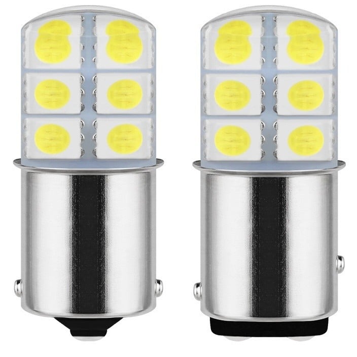 LED brzdové svetlo pre auto a motorku, silikón, 12V, 2.4W, 240LM, 12SMD 5050 LED