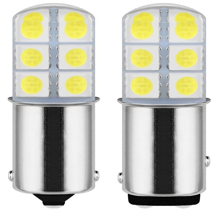 LED brzdové svetlo pre auto a motorku, silikón, 12V, 2.4W, 240LM, 12SMD 5050 LED