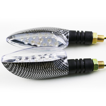 LED pokazivač smjera za motocikl, snakeskin uzorak, 12V, materijal ABS PC