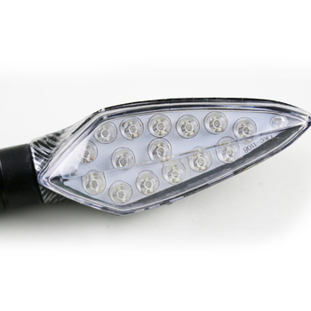 LED pokazivač smjera za motocikl, snakeskin uzorak, 12V, materijal ABS PC