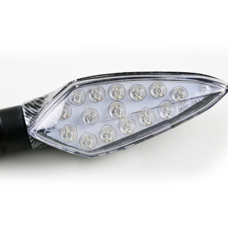 LED pokazivač smjera za motocikl, snakeskin uzorak, 12V, materijal ABS PC